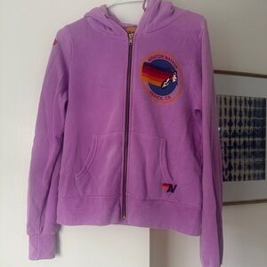 Aviator Nation Lavender Zip-Up Jacket